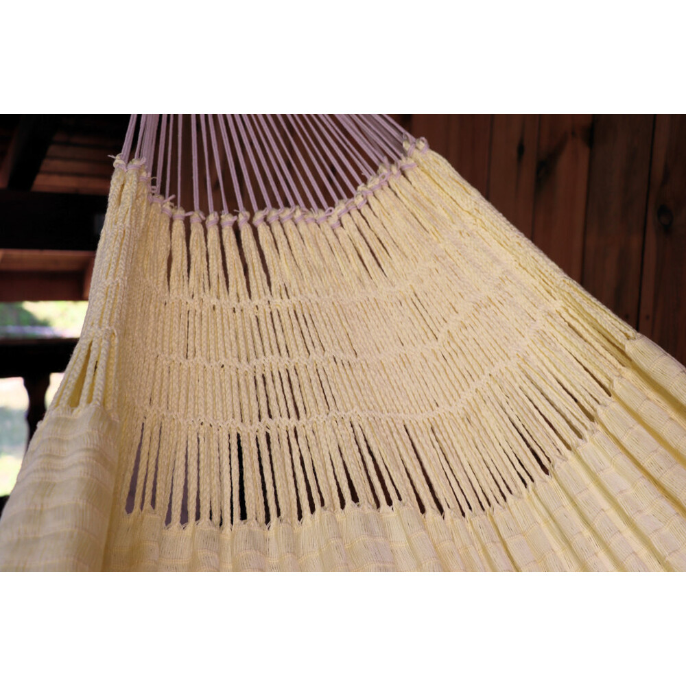 Hamac double face Wayuu Chinchorro Jaune 16