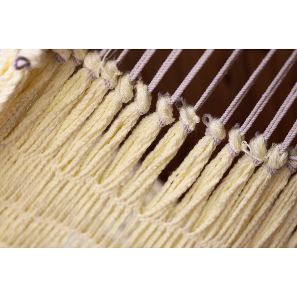 Hamac double face Wayuu Chinchorro Jaune 16