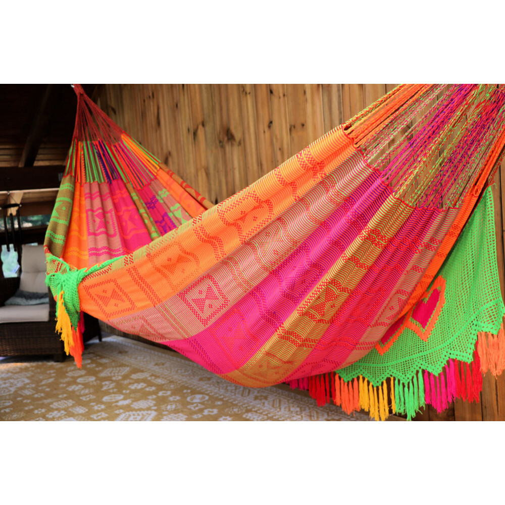 Hamac tissé main XXL en acrylique 19 Camila