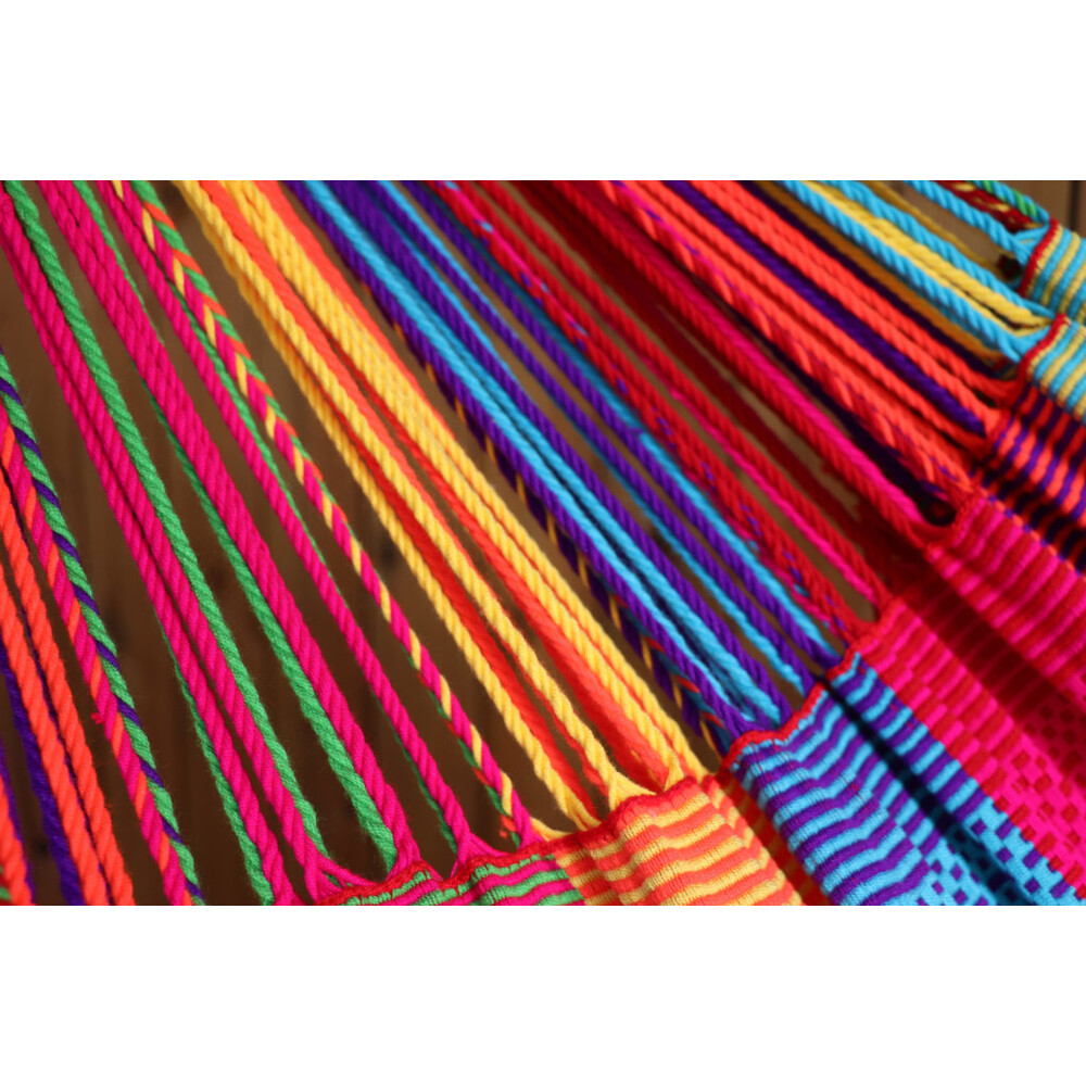 Hamac tissé main XXL en acrylique 21 Jimena