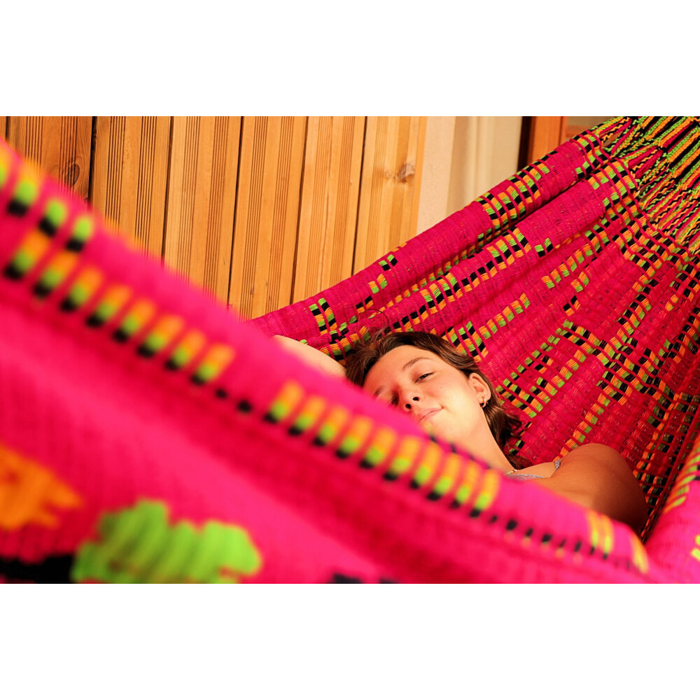 Hamac Wayuu Chinchorro Rose 40