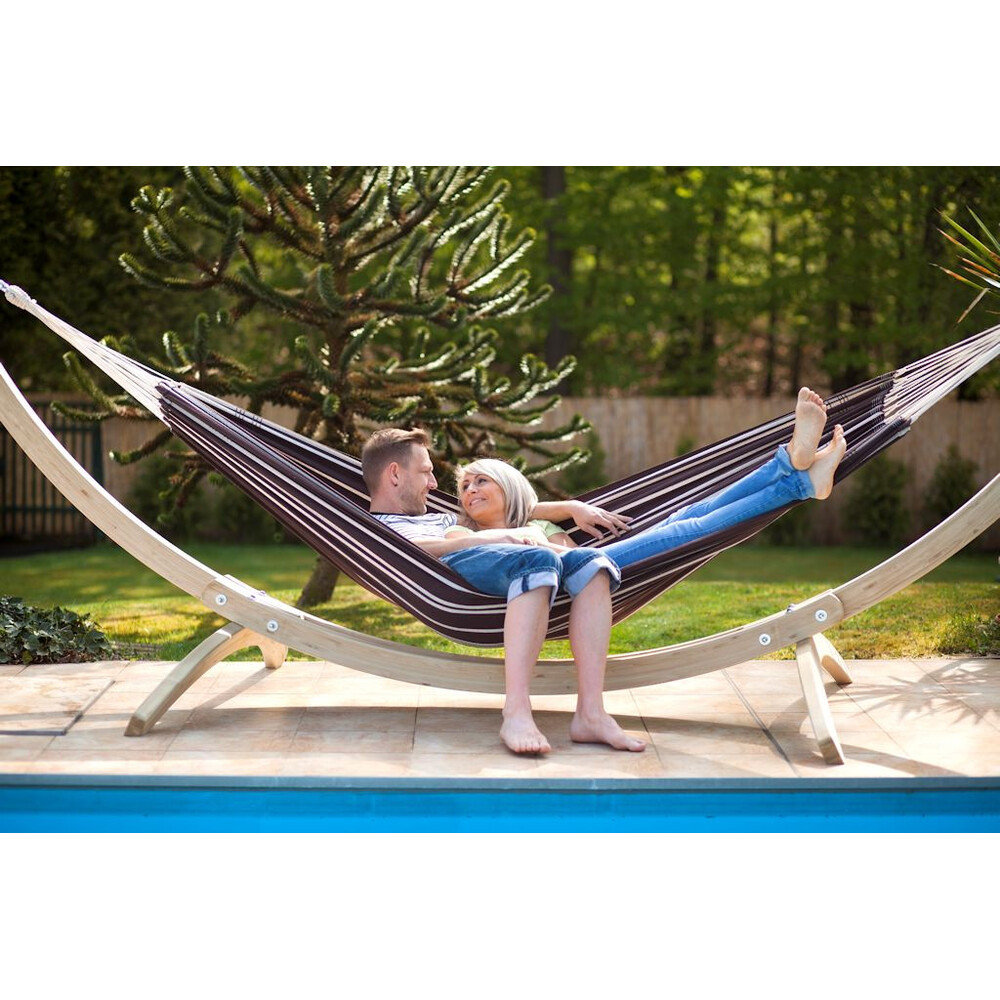 Support pour hamac double en bois Olympe - Résistant et élégant