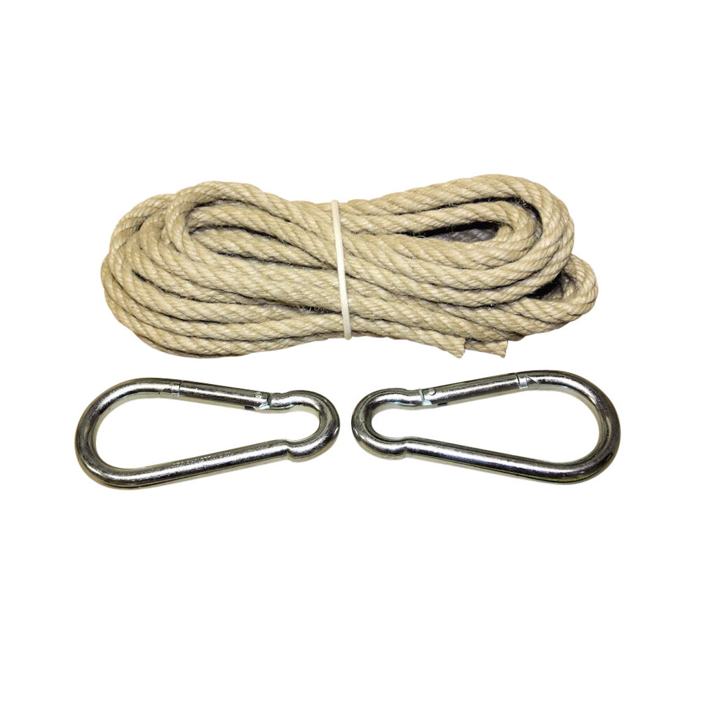 Kit corde et mousquetons en acier pour une fixation solide du hamac