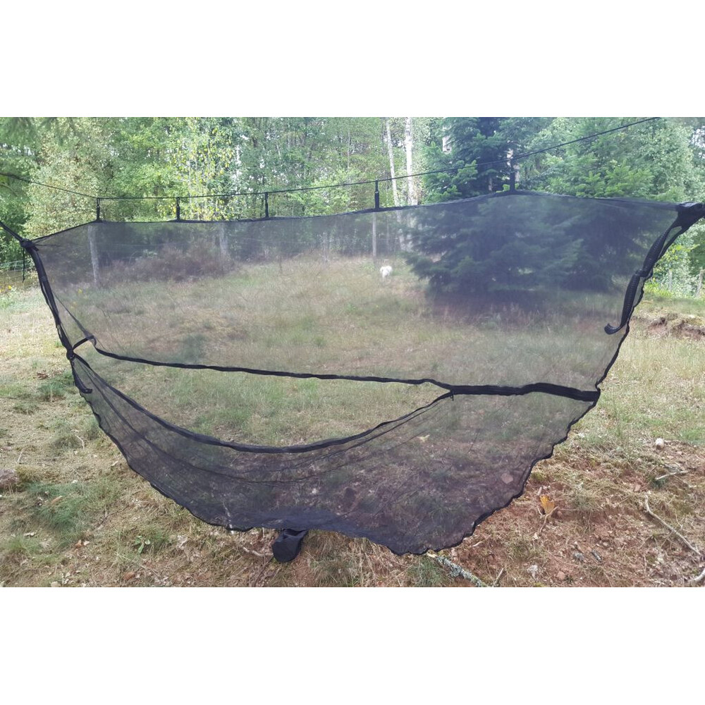 Moustiquaire noire Bee Safe pour hamac de voyage