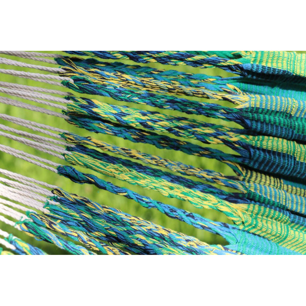 Set Hamac double Colombia Esmeralda Luxe sur pied