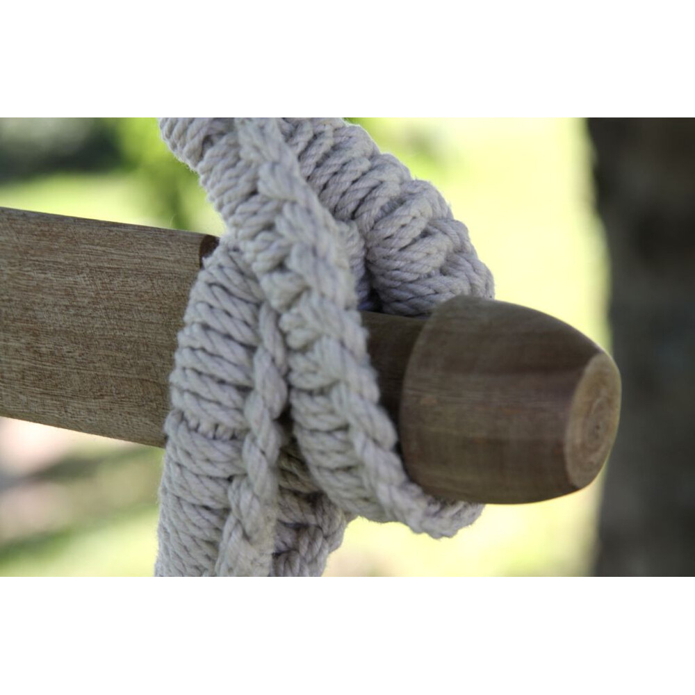 Hamac chaise de Colombie Carthagène Noir et Blanc