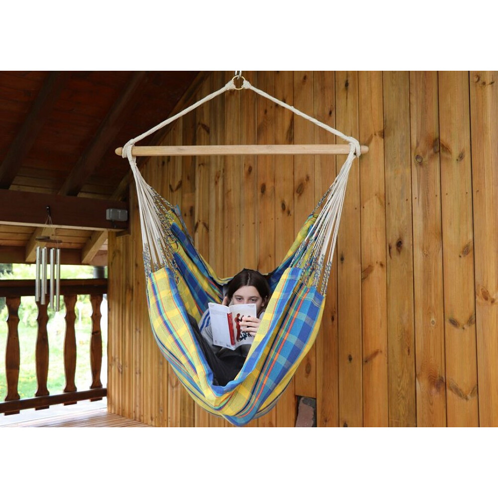 Hamac suspendu de la Colombie Madras Jaune