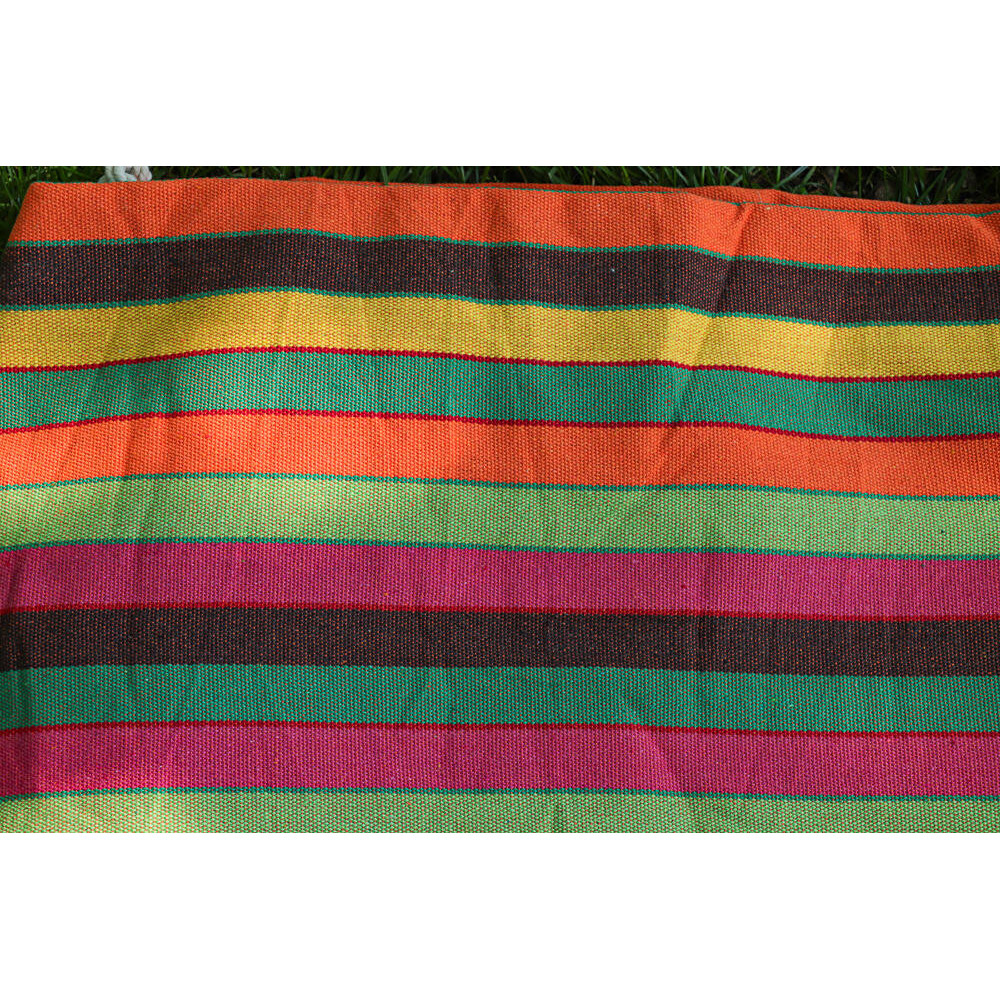 Hamac une place rose fabriqué en coton recyclé Chupete