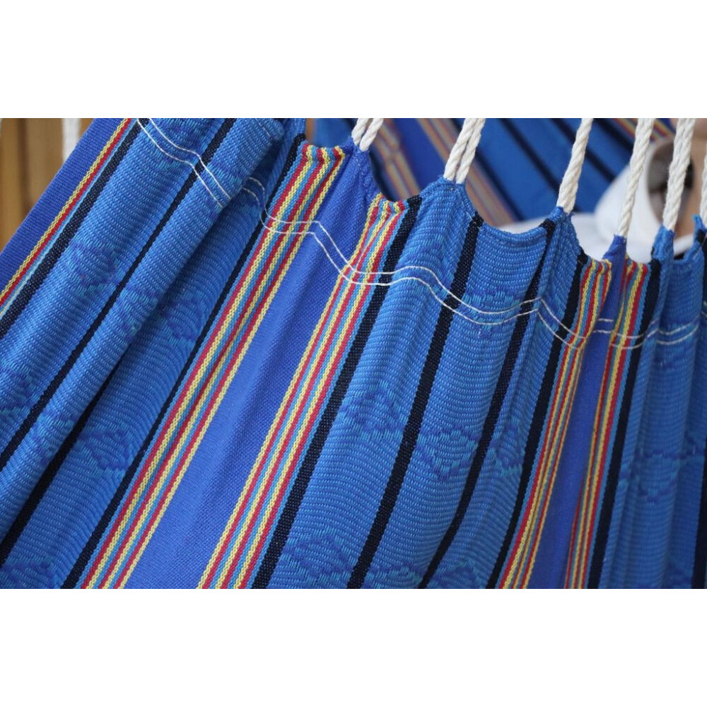 Fauteuil suspendu: Fauteuil suspendu : Hamac suspendu bleue de la Colombie Caraïbes