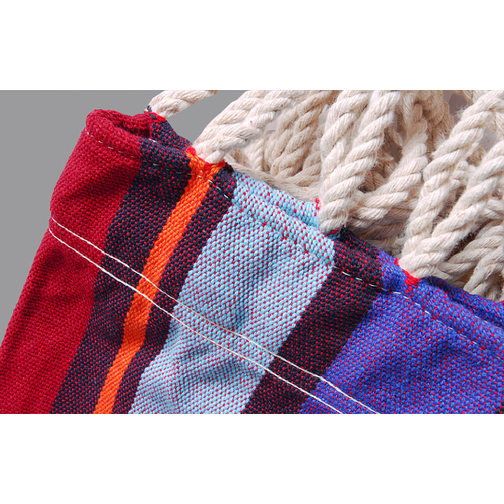 Hamac double Guarani en coton recyclé - Pour un confort maximal à deux