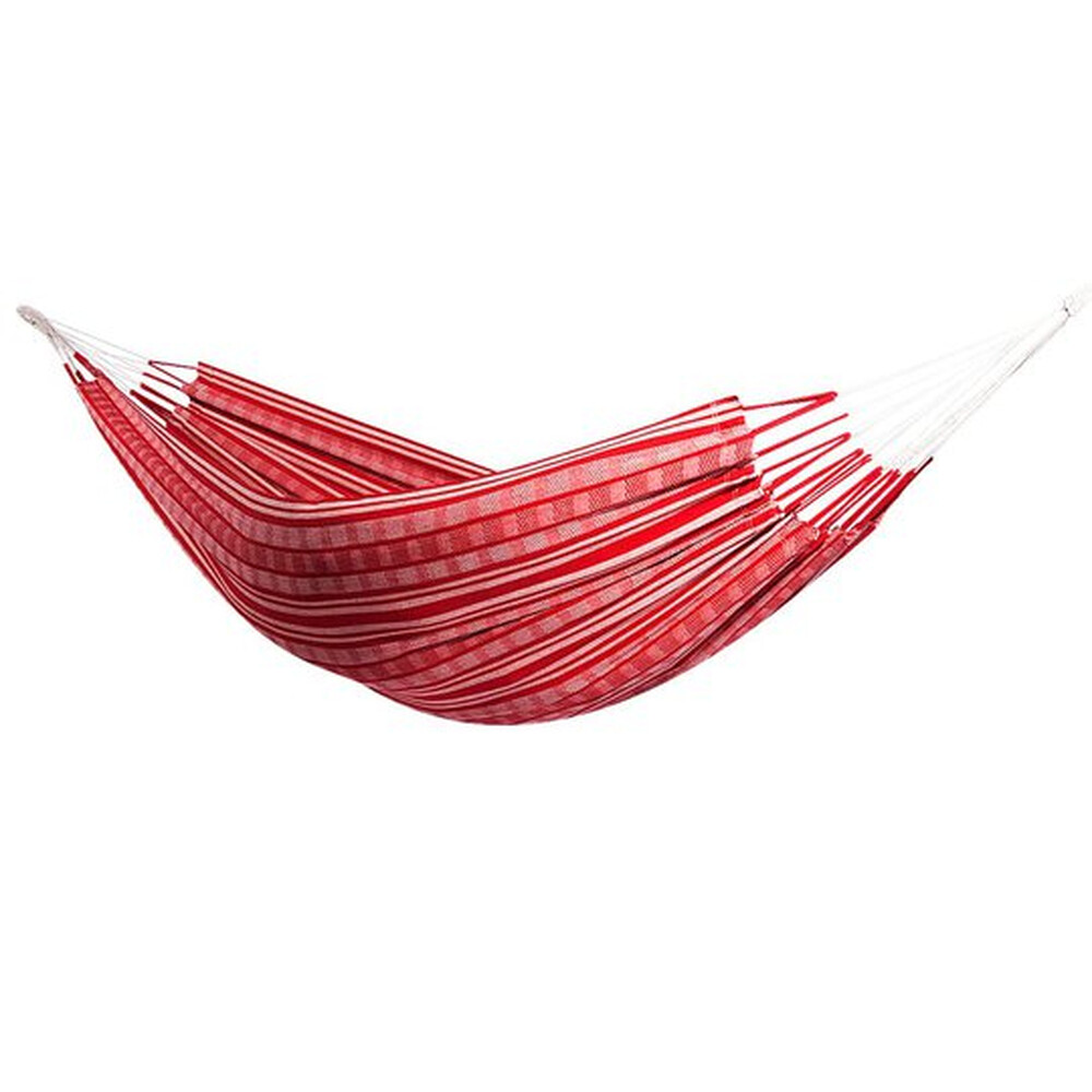 Hamac double en coton recyclé Roja Colombiana - Confort écologique pour deux