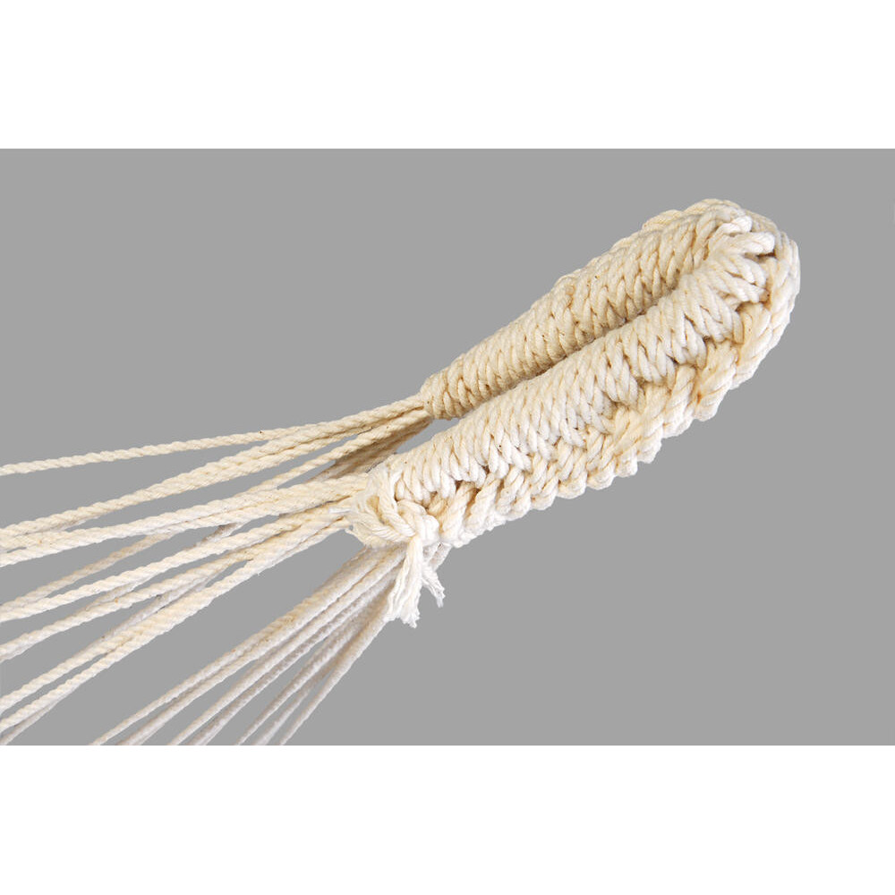 Hamac simple colombien en coton recyclé jaune - modèle Zinnia