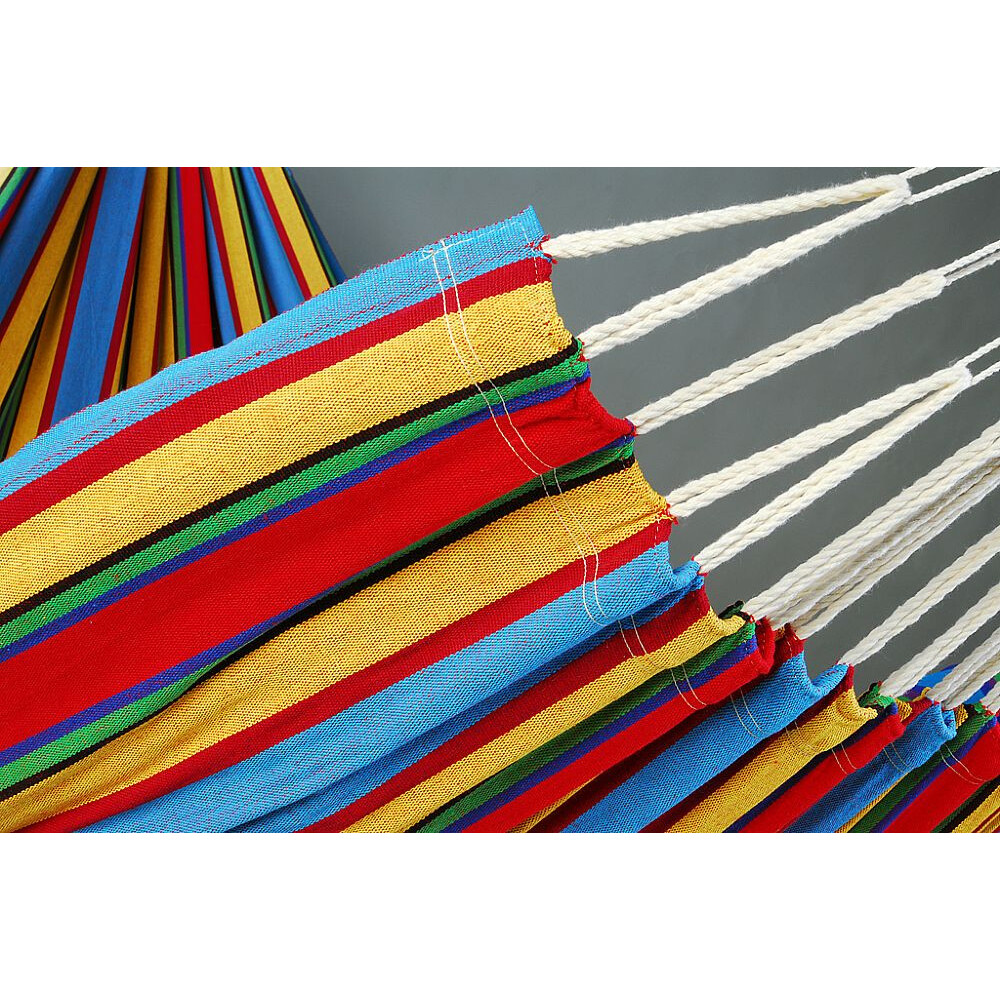 Hamac double colombien en coton recyclé Salsa