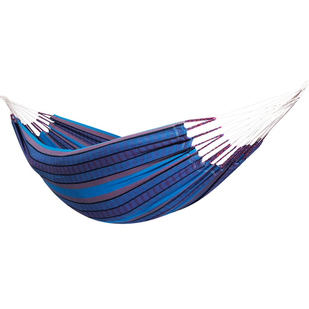 Hamac simple colombien en coton recyclé turquoise – Modèle Princesa