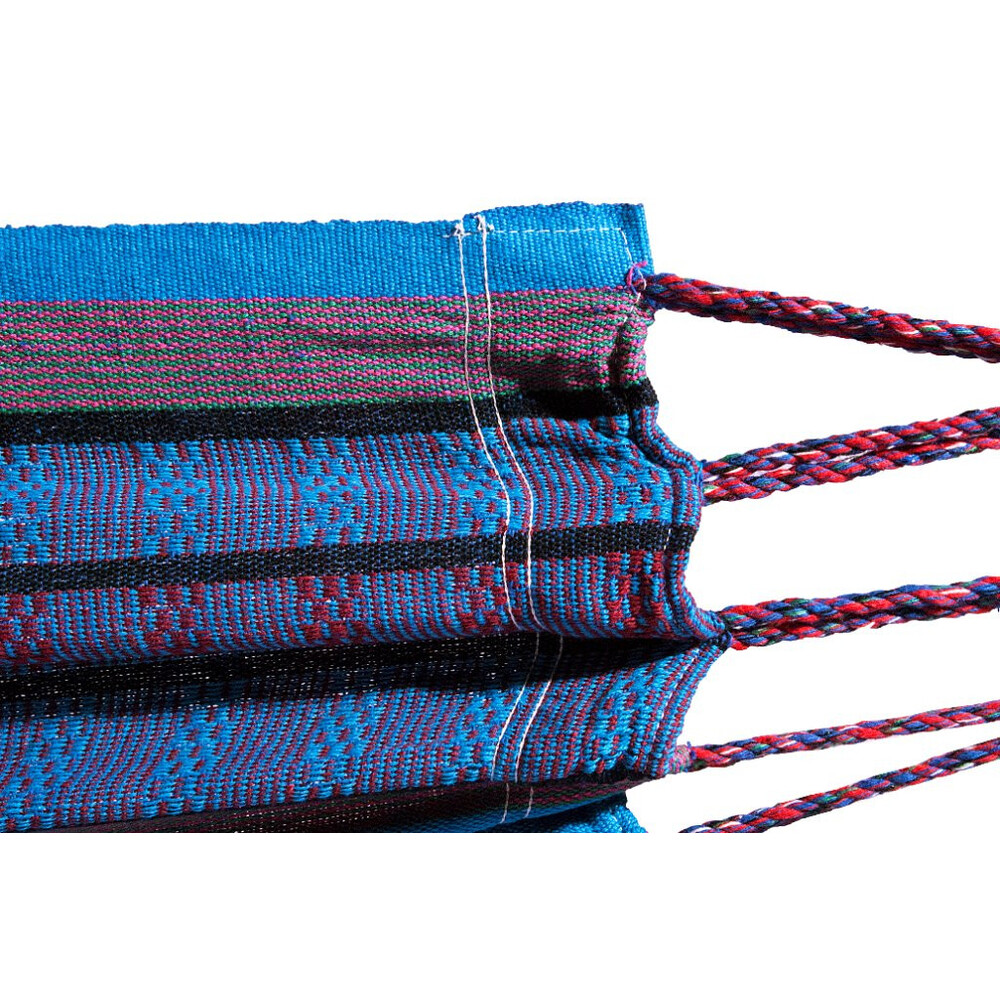 Hamac simple colombien en coton recyclé turquoise – Modèle Princesa