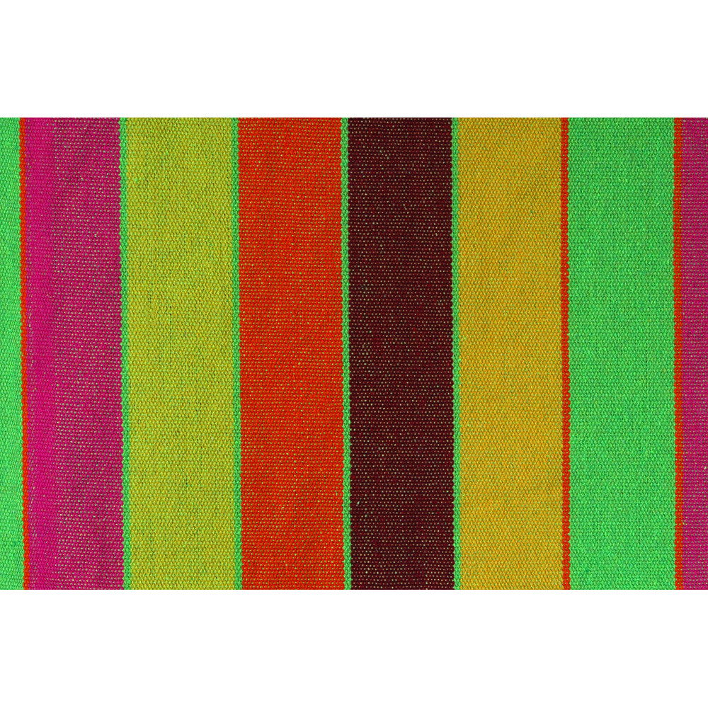 Hamac simple colombien en coton recyclé jaune - modèle Pastela