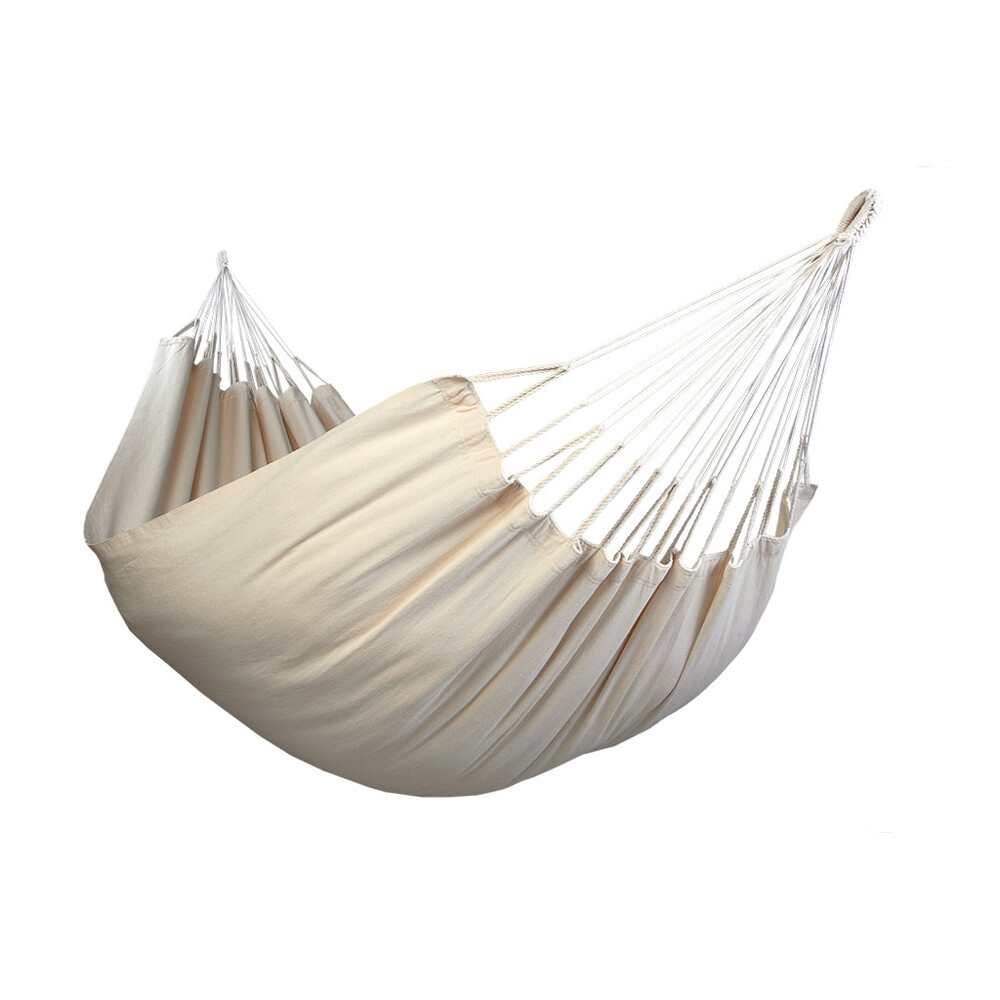 Hamac coton écru solo 140 cm | Hamac.fr