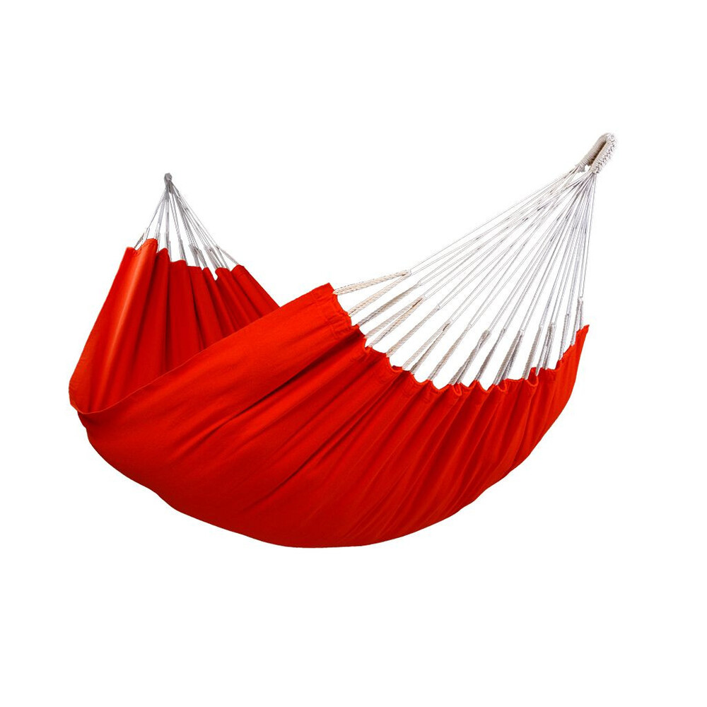 Hamac solo orange en coton recyclé économique