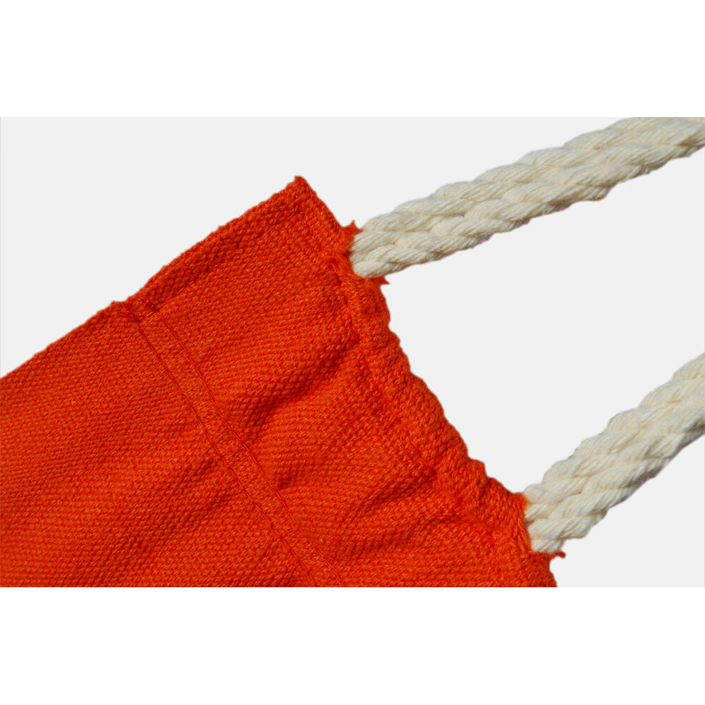 Hamac solo orange en coton recyclé économique