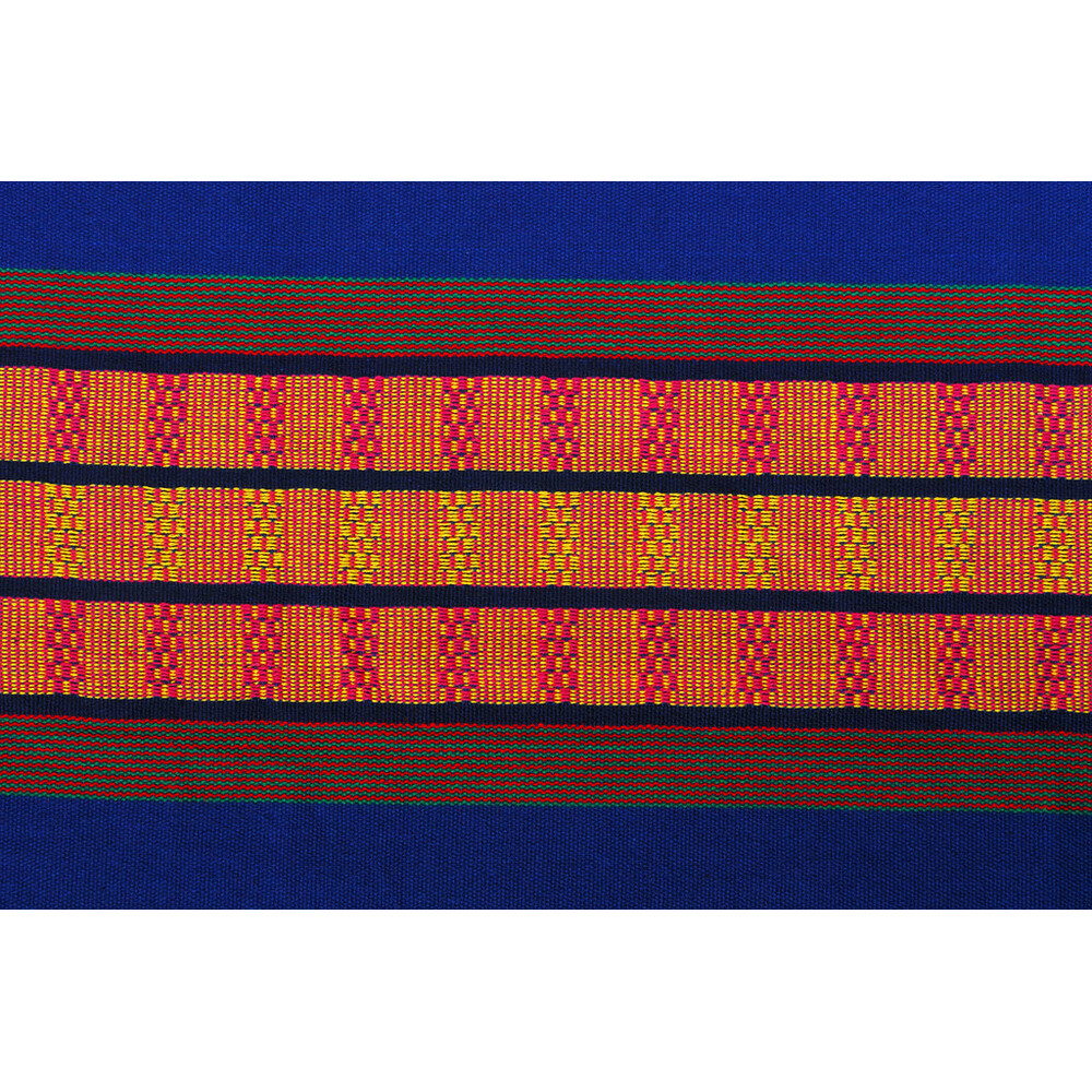 Hamac une place haut de gamme en coton recyclé Carthagène Azul