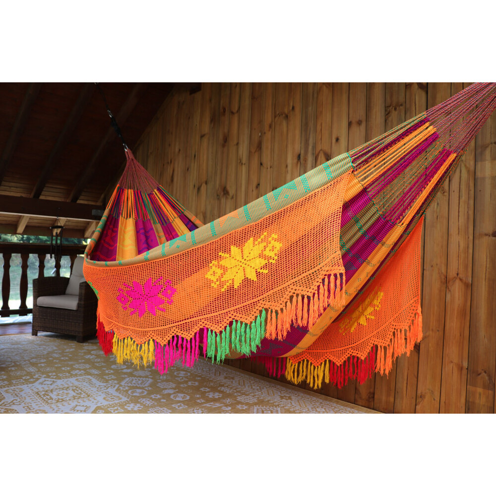 Hamac colombien tissé main Sofia